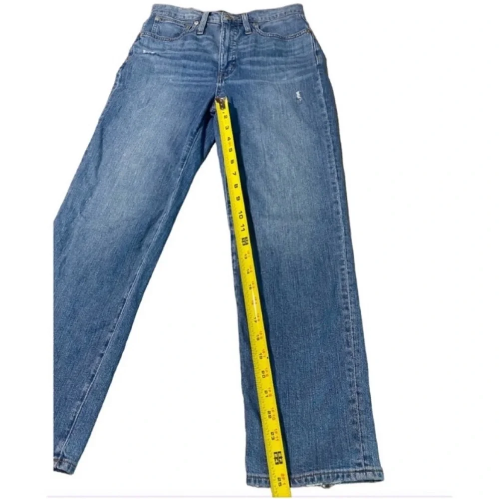 Madewell Classic Straight Distressed Light Wash Jeans Size 27